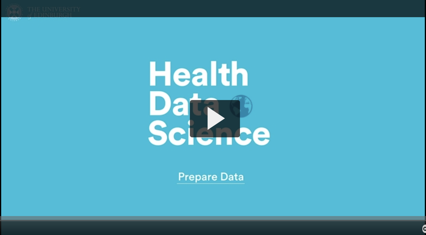 Prepare data video